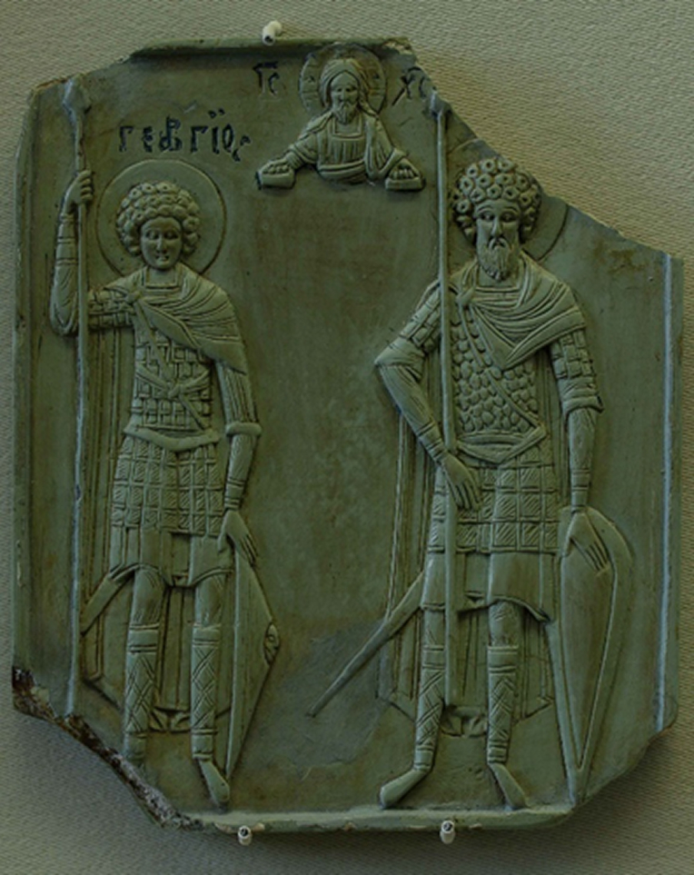 Георгий Победоносец и Феодор Стратилат