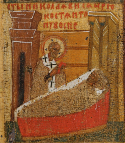 Явление свт. Николая царю Константину во сне