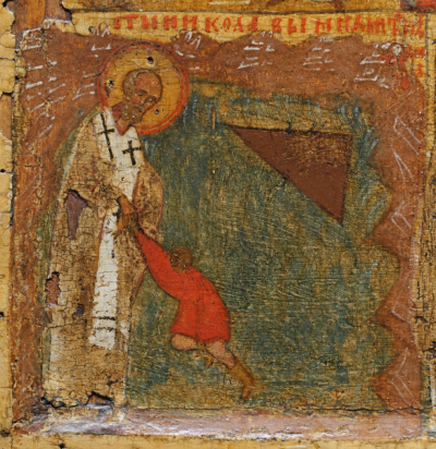 Свт. Николай избавляет Дмитрия от потопа